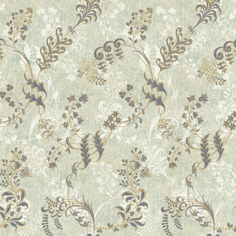 Non-Woven Stain Resistant Mural Modernist Flower Pattern Wall Decor for Living Room Clearhalo 'Wall Decor' 'Wall Mural' 1786171