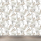 Waterproofing Flower Mural Decal Customized Modern Wall Covering for House Interior