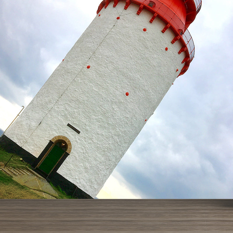 Photography Style Lighthouse Wall Mural Giant Wall Decor for Dining Room, Personalize Clearhalo 'Wall Decor' 'Wall Mural' 1786455