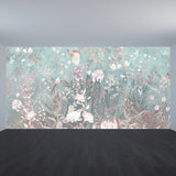 Home Decor Flower Print Mural Decal Customized Contemporary Wall Art for Kitchen