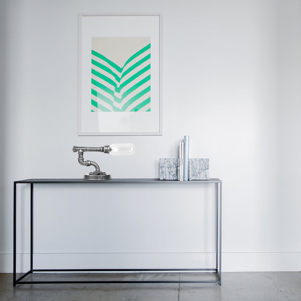 Industrial Capsule Shade Table Light 1/2 Bulbs Amber/Clear Glass LED Nightstand Lamp with/without Water Tap Deco for Living Room Clearhalo 'Lamps' 'Table Lamps' Lighting' 1787988