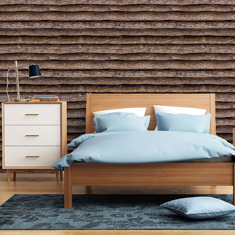 Nostalgic Maple Wood Wallpaper Roll in Natural Color Living Room Wall Art, 58.1 sq ft., Easy to Remove Clearhalo 'Industrial wall decor' 'Industrial' 'Wallpaper' Wall Decor' 1788668