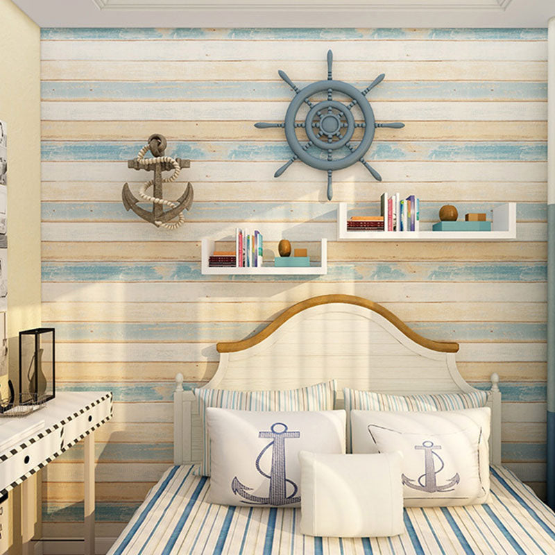 Nostalgic Maple Wood Wallpaper Roll in Natural Color Living Room Wall Art, 58.1 sq ft., Easy to Remove Clearhalo 'Industrial wall decor' 'Industrial' 'Wallpaper' Wall Decor' 1788672