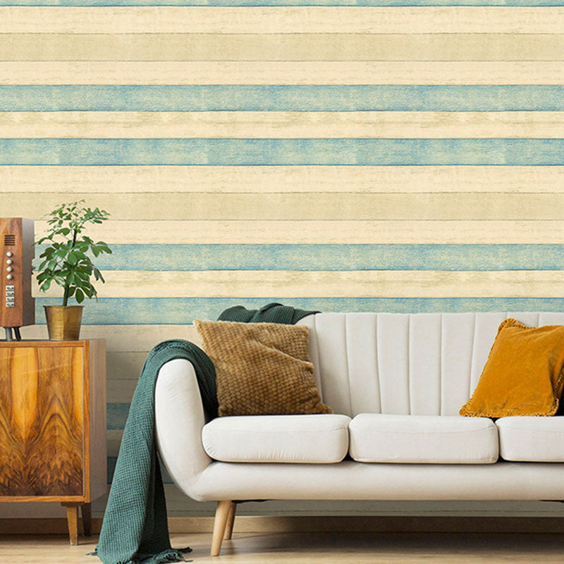 Neutral Color Wooden Surface Wallpaper Stain-Resistant Wall Covering for Fireplace Decor, Self-Adhesive Clearhalo 'Country wall decor' 'Rustic' 'Wallpaper' Wall Decor' 1788683