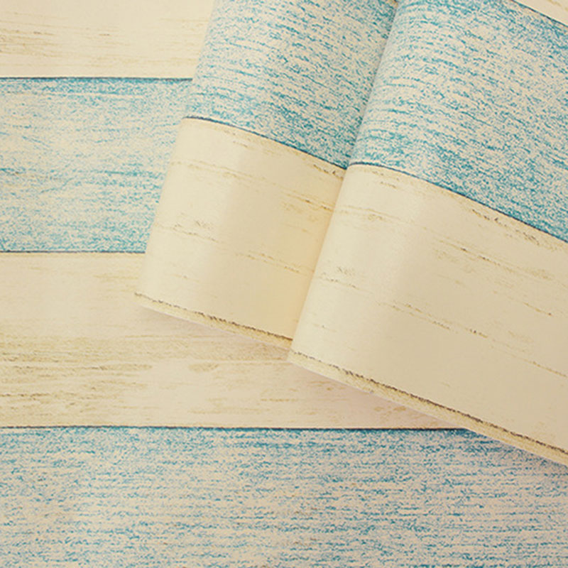 Neutral Color Wooden Surface Wallpaper Stain-Resistant Wall Covering for Fireplace Decor, Self-Adhesive Clearhalo 'Country wall decor' 'Rustic' 'Wallpaper' Wall Decor' 1788684