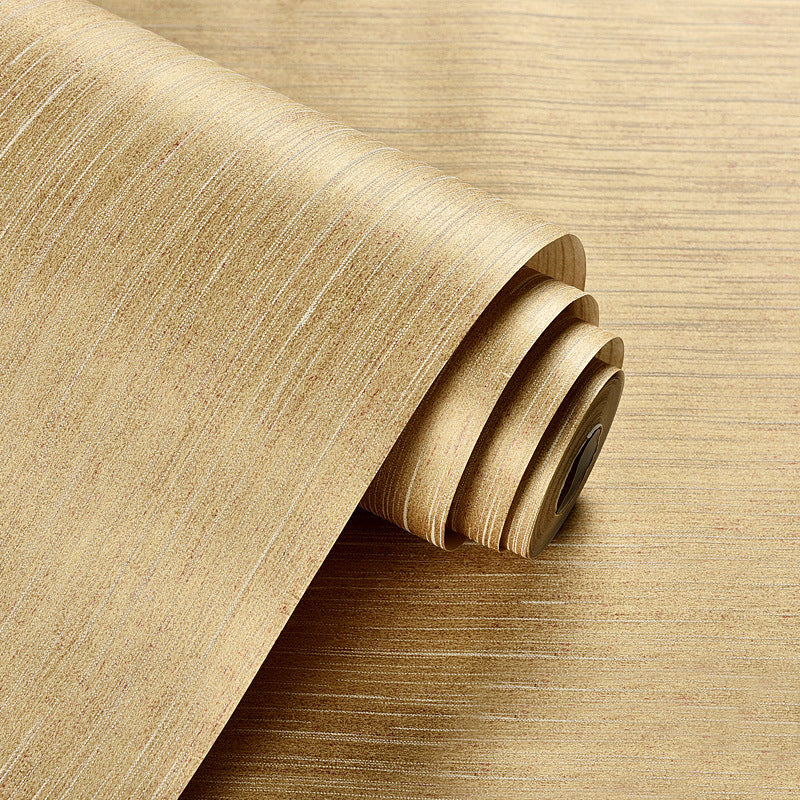 Bedroom and Guest Room Wallpaper with Beige Mottled Line and Stripe, 33'L x 20.5"W, Non-Pasted Dark Khaki Clearhalo 'Modern wall decor' 'Modern' 'Wallpaper' Wall Decor' 1788724