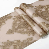 Coffee Shop and Dining Room Wallpaper with Natural Color Retro Flower, 31'L x 20.5"W, Non-Pasted Clearhalo 'Vintage wall decor' 'Vintage' 'Wallpaper' Wall Decor' 1788764