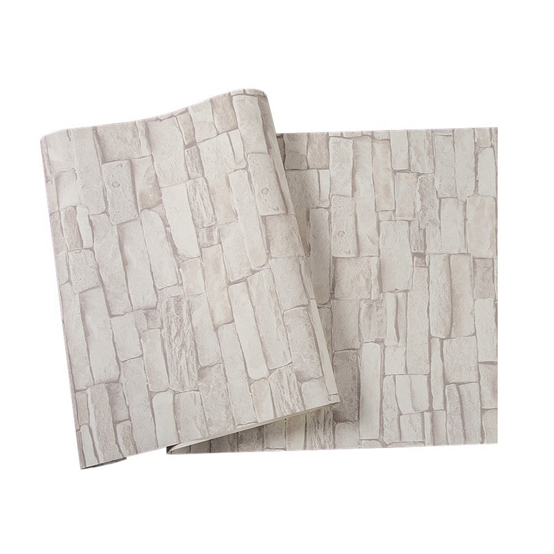 Neutral Color Stone Like 31'L x 20.5"W Non-Pasted Waterproof Wallpaper Clearhalo 'Industrial wall decor' 'Industrial' 'Wallpaper' Wall Decor' 1788831