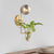 1 Bulb Sconce Lamp Industrial Global Cream/Smoke Gray Glass Wall Light in Black/Gold with Clear Glass Plant Cup Gold Smoke Grey Clearhalo 'Art deco wall lights' 'Cast Iron' 'Glass' 'Industrial wall lights' 'Industrial' 'Middle century wall lights' 'Modern' 'Rustic wall lights' 'Tiffany' 'Traditional wall lights' 'Wall Lamps & Sconces' 'Wall Lights' Lighting' 1789331