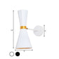 Black/White Cocktail Shaker Sconce Lamp Modern 1 Light Metal Wall Mounted Lighting with Rotatable Joint Clearhalo 'Cast Iron' 'Glass' 'Industrial' 'Modern wall lights' 'Modern' 'Tiffany' 'Traditional wall lights' 'Wall Lamps & Sconces' 'Wall Lights' Lighting' 1789394