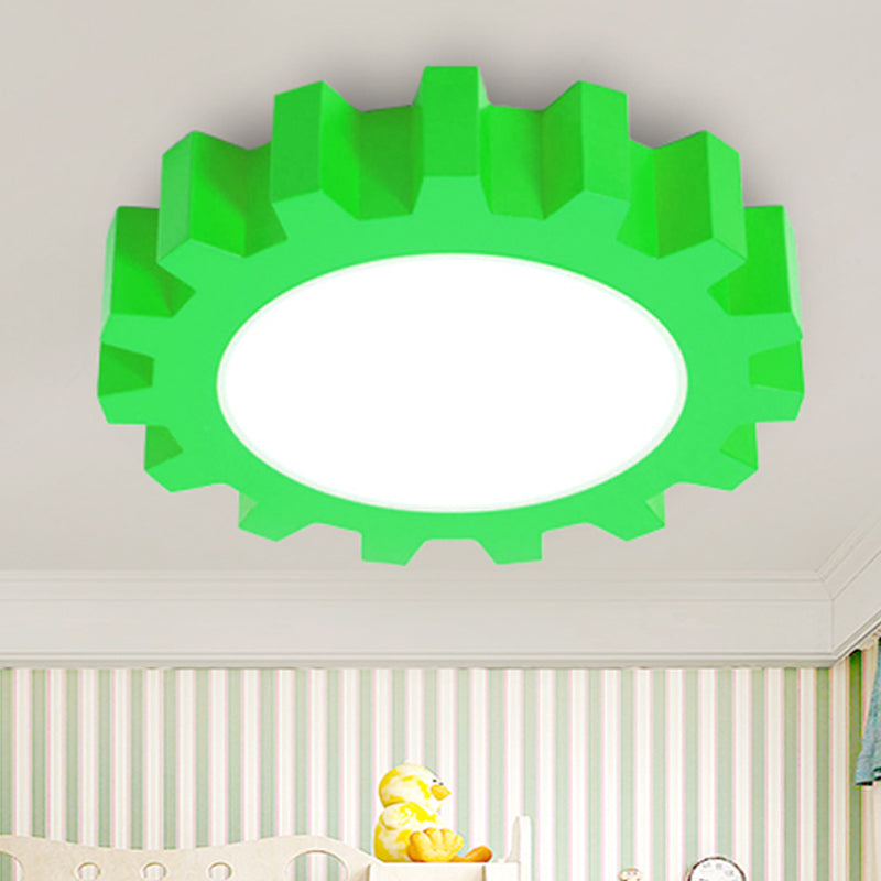 Metal Gear Ceiling Mount Light Cartoon LED Ceiling Light for Kindergarten Clearhalo 'Ceiling Lights' 'Close To Ceiling Lights' 'Close to ceiling' 'Flush mount' Lighting' 1790962
