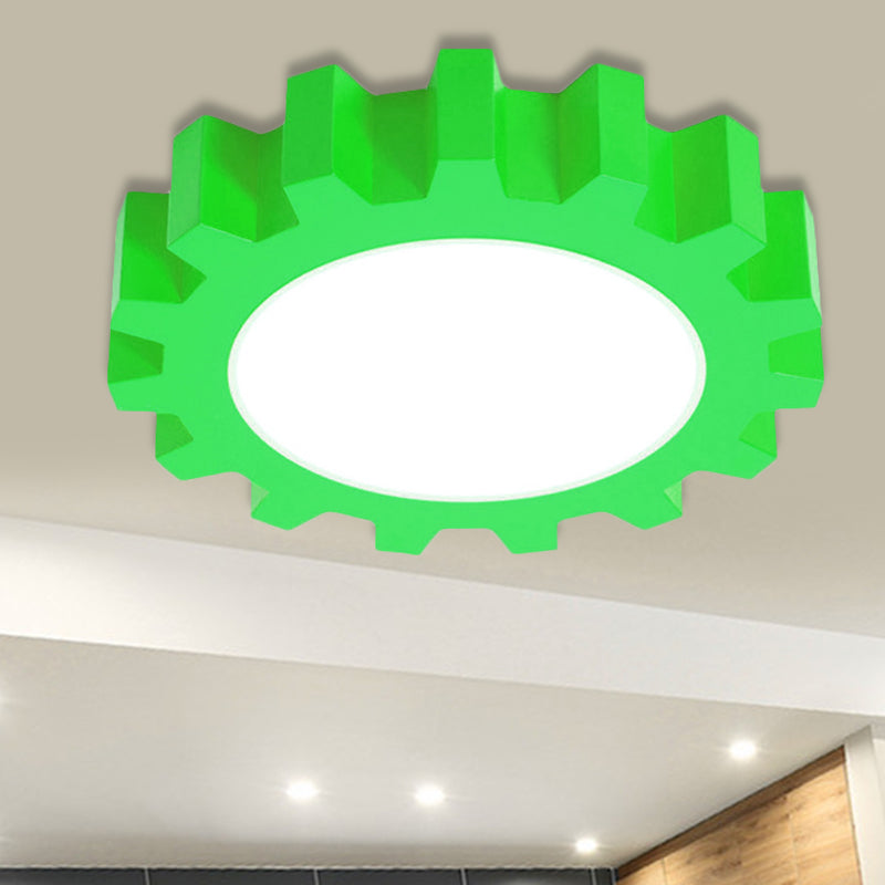 Metal Gear Ceiling Mount Light Cartoon LED Ceiling Light for Kindergarten Clearhalo 'Ceiling Lights' 'Close To Ceiling Lights' 'Close to ceiling' 'Flush mount' Lighting' 1790963