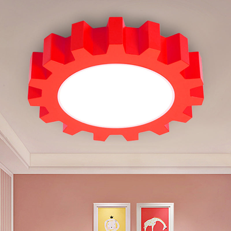 Metal Gear Ceiling Mount Light Cartoon LED Ceiling Light for Kindergarten Clearhalo 'Ceiling Lights' 'Close To Ceiling Lights' 'Close to ceiling' 'Flush mount' Lighting' 1790965