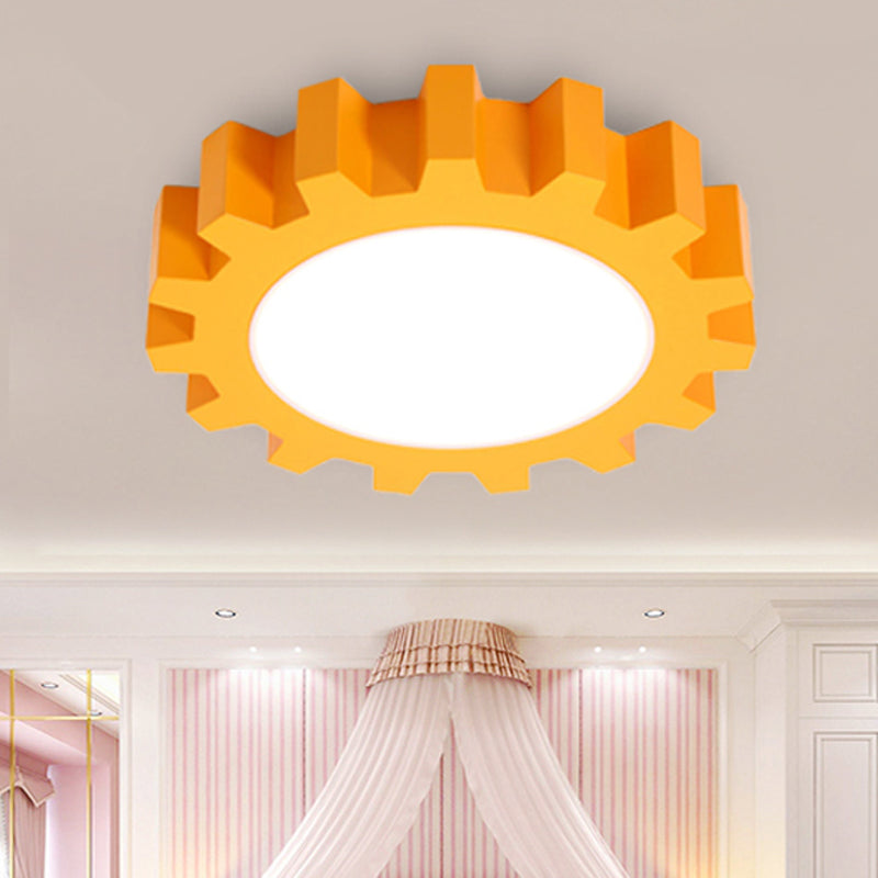 Metal Gear Ceiling Mount Light Cartoon LED Ceiling Light for Kindergarten Clearhalo 'Ceiling Lights' 'Close To Ceiling Lights' 'Close to ceiling' 'Flush mount' Lighting' 1790966