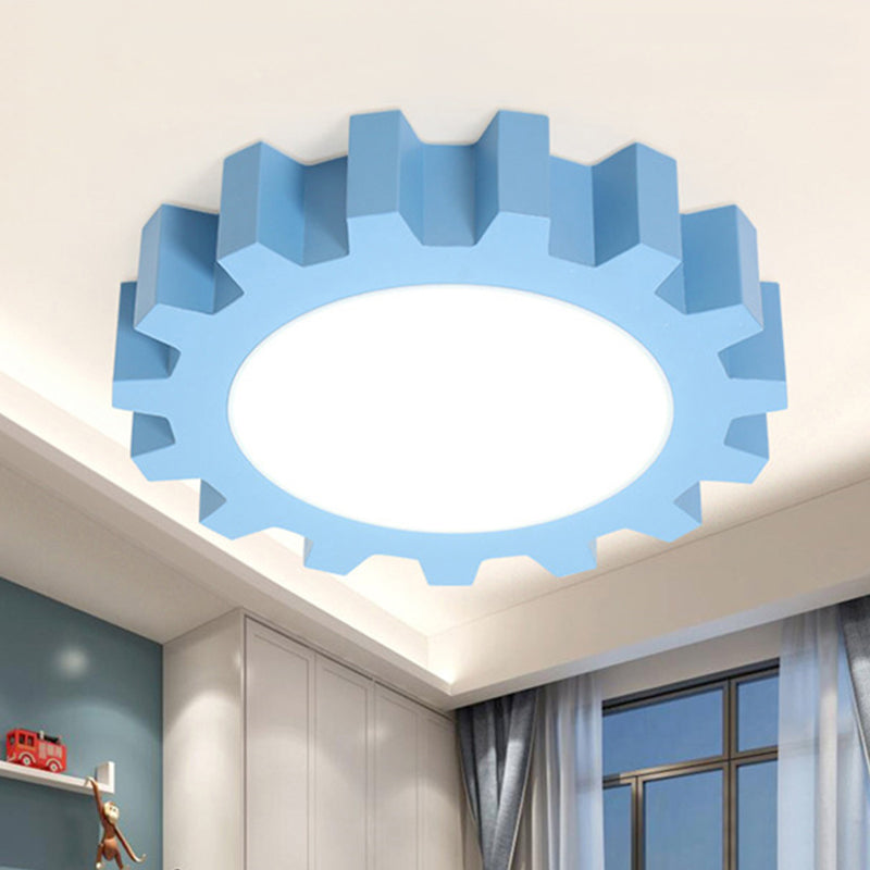 Metal Gear Ceiling Mount Light Cartoon LED Ceiling Light for Kindergarten Clearhalo 'Ceiling Lights' 'Close To Ceiling Lights' 'Close to ceiling' 'Flush mount' Lighting' 1790968
