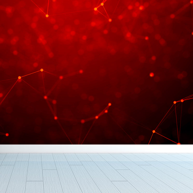 Abstract Pattern Mural Decal Modern Non-Woven Textured Wall Covering in Pastel Color Clearhalo 'Wall Decor' 'Wall Mural' 1791904