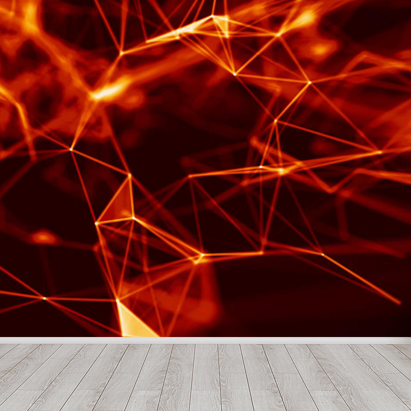 Abstract Pattern Mural Decal Modern Non-Woven Textured Wall Covering in Pastel Color Clearhalo 'Wall Decor' 'Wall Mural' 1791909