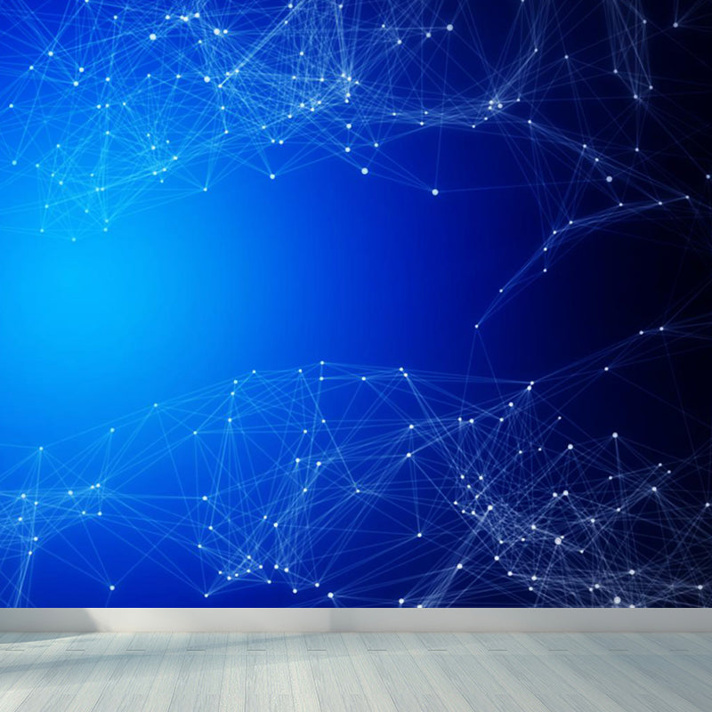 Abstract Pattern Mural Decal Modern Non-Woven Textured Wall Covering in Pastel Color Clearhalo 'Wall Decor' 'Wall Mural' 1791914