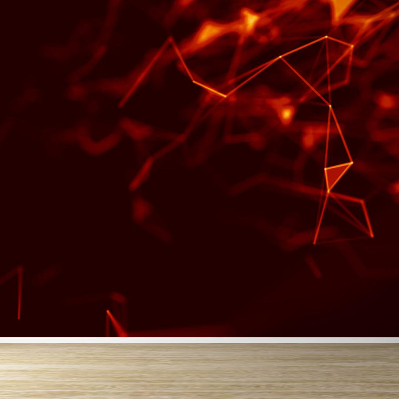 Abstract Pattern Mural Decal Modern Non-Woven Textured Wall Covering in Pastel Color Clearhalo 'Wall Decor' 'Wall Mural' 1791923