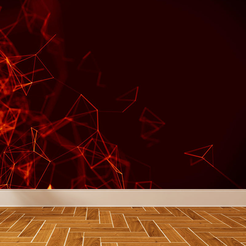 Magical Structure Diagram Wall Mural Contemporary Non-Woven Material Wall Covering Clearhalo 'Wall Decor' 'Wall Mural' 1791933