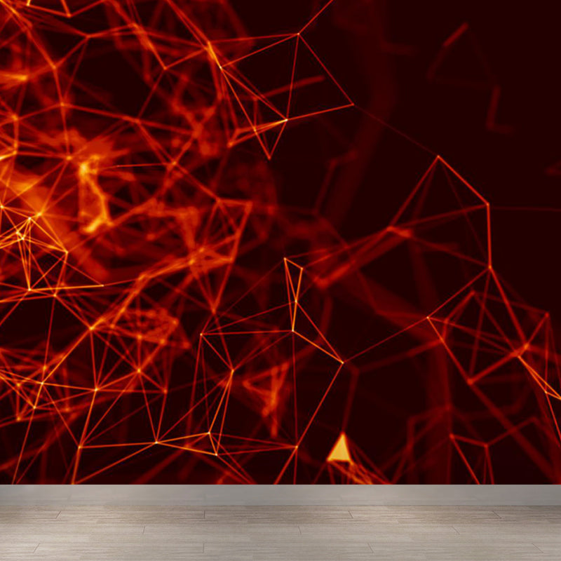 Magical Structure Diagram Wall Mural Contemporary Non-Woven Material Wall Covering Clearhalo 'Wall Decor' 'Wall Mural' 1791934