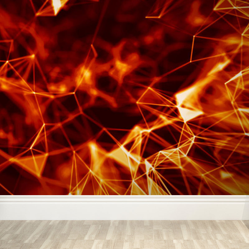 Magical Structure Diagram Wall Mural Contemporary Non-Woven Material Wall Covering Clearhalo 'Wall Decor' 'Wall Mural' 1791938