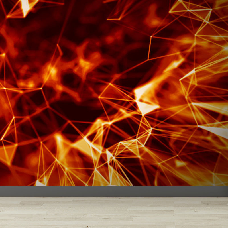 Magical Structure Diagram Wall Mural Contemporary Non-Woven Material Wall Covering Clearhalo 'Wall Decor' 'Wall Mural' 1791939