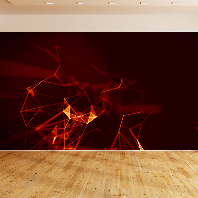 Magical Structure Diagram Wall Mural Contemporary Non-Woven Material Wall Covering Clearhalo 'Wall Decor' 'Wall Mural' 1791944