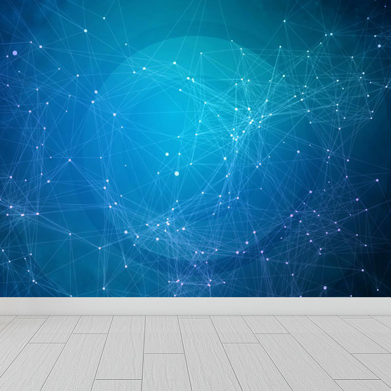 Magical Structure Diagram Wall Mural Contemporary Non-Woven Material Wall Covering Clearhalo 'Wall Decor' 'Wall Mural' 1791948