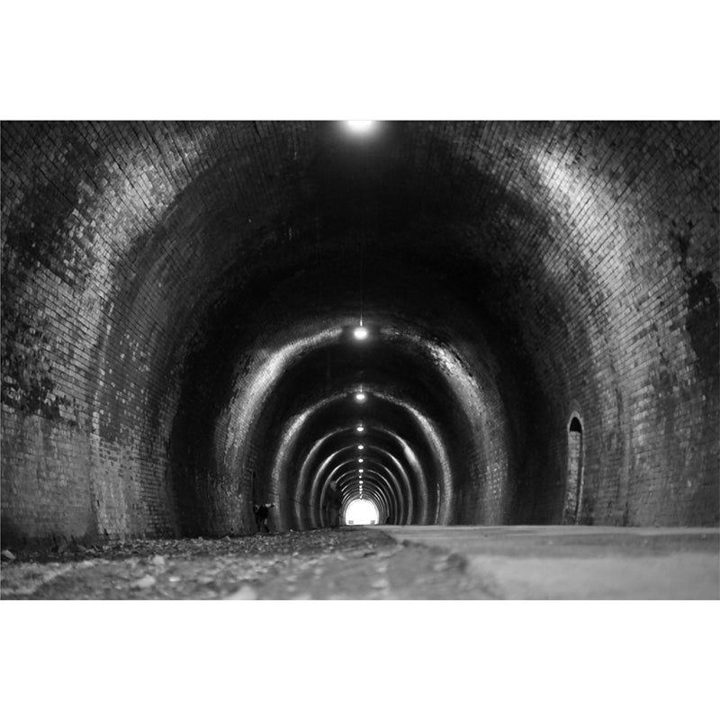 Tunnel Mural Wallpaper Light Color Novelty Style Wall Covering for Girls Bedroom Clearhalo 'Wall Decor' 'Wall Mural' 1791985