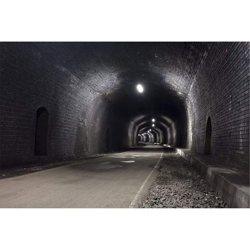 Soft Color Contemporary Mural Wallpaper Huge Long Tunnel Wall Decor for Living Room Clearhalo 'Wall Decor' 'Wall Mural' 1792030