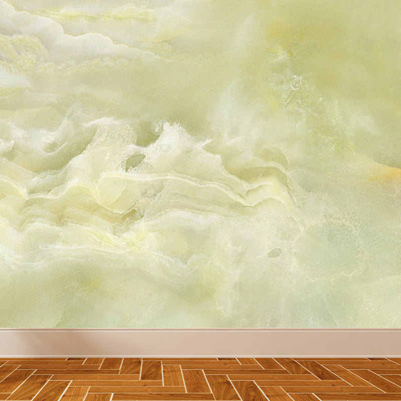 Big Granite Effect Mural Wallpaper Decorative Contemporary Living Room Wall Covering Light Green Clearhalo 'Wall Decor' 'Wall Mural' 1792037