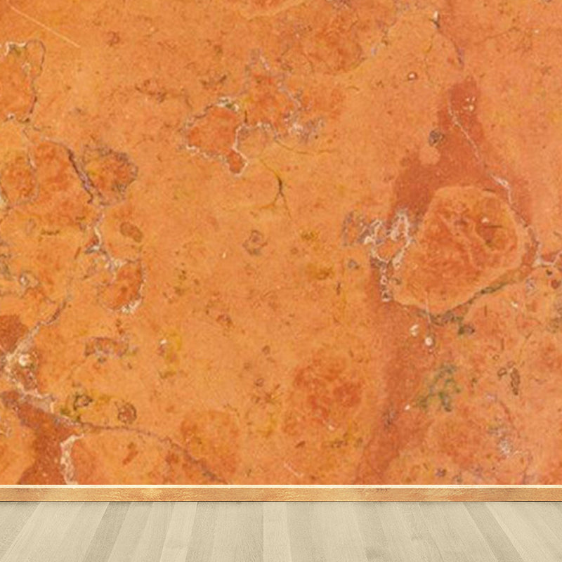 Big Granite Effect Mural Wallpaper Decorative Contemporary Living Room Wall Covering Orange Clearhalo 'Wall Decor' 'Wall Mural' 1792042