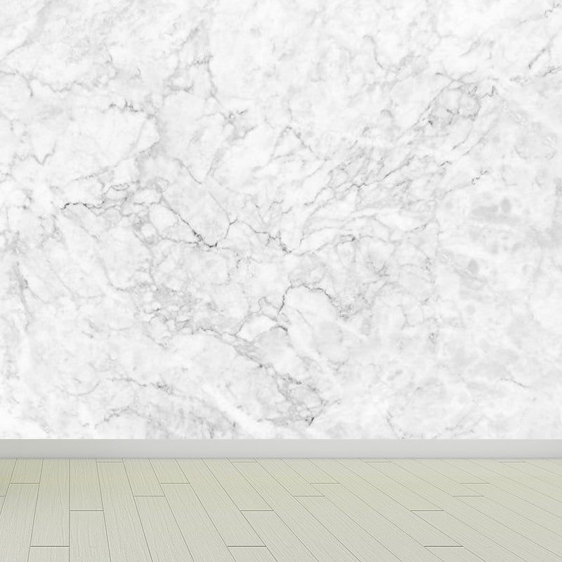 Extra Large Marble Effect Mural Soft Color Non-Woven Wall Art for Home Decor, Custom Clearhalo 'Wall Decor' 'Wall Mural' 1792079