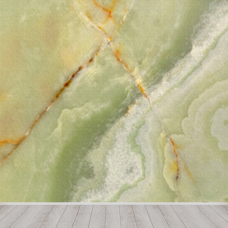 Modern Faux Marble Mural Non-Woven Texture Waterproof Light Color Wall Art for Bedroom Clearhalo 'Wall Decor' 'Wall Mural' 1792088