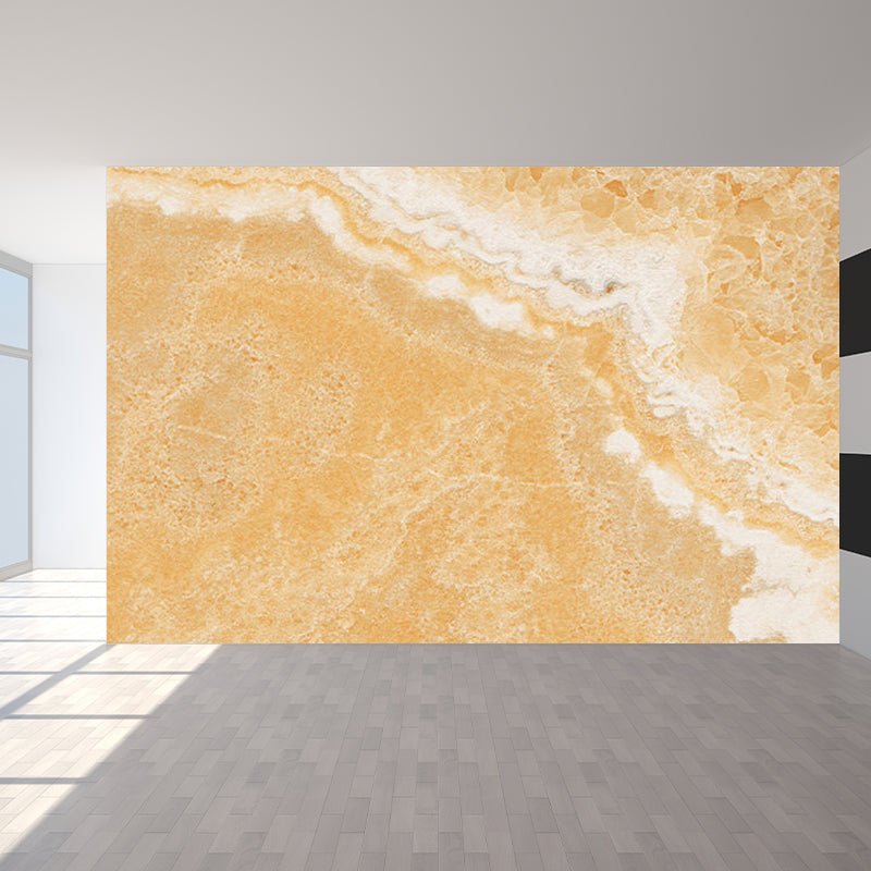 Modern Faux Marble Mural Non-Woven Texture Waterproof Light Color Wall Art for Bedroom Clearhalo 'Wall Decor' 'Wall Mural' 1792108