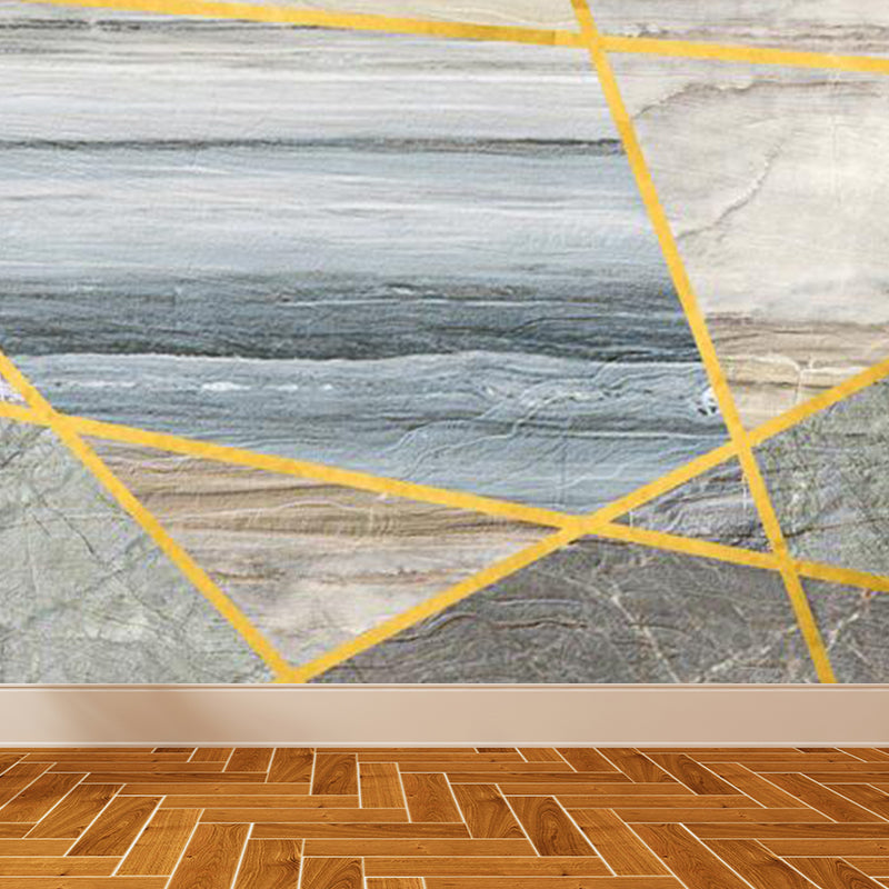 Pastel Color Graphic Mural Decal Moisture Resistant Modern Bathroom Wall Covering Clearhalo 'Wall Decor' 'Wall Mural' 1792114