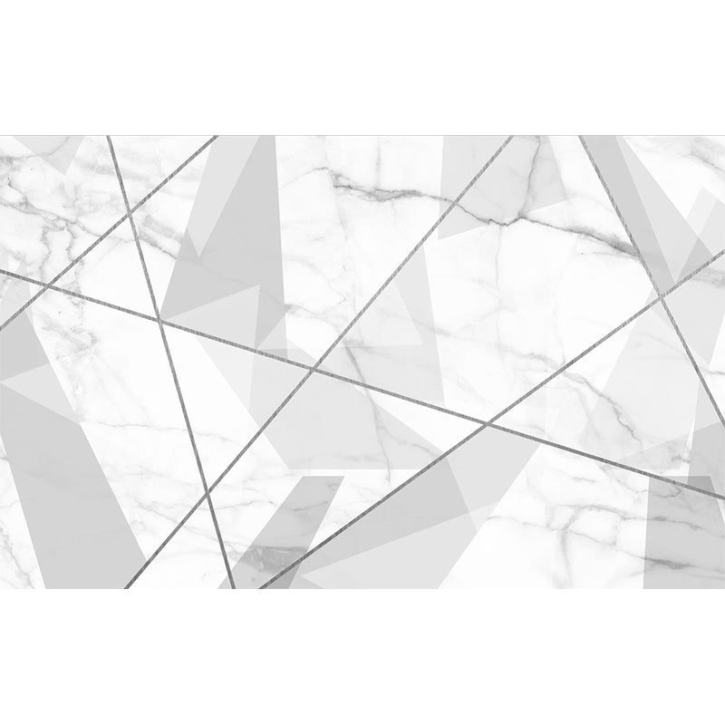 Pastel Color Graphic Mural Decal Moisture Resistant Modern Bathroom Wall Covering Clearhalo 'Wall Decor' 'Wall Mural' 1792120