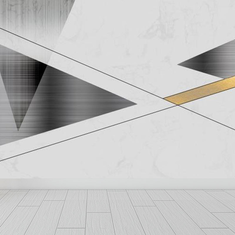 Pastel Color Graphic Mural Decal Moisture Resistant Modern Bathroom Wall Covering Clearhalo 'Wall Decor' 'Wall Mural' 1792133