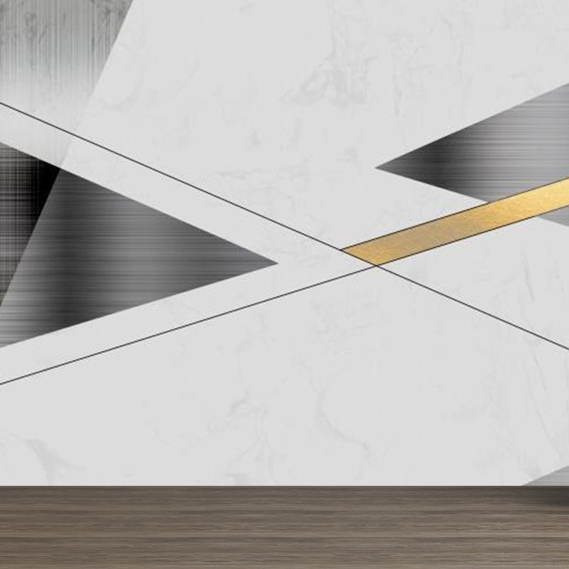 Pastel Color Graphic Mural Decal Moisture Resistant Modern Bathroom Wall Covering Clearhalo 'Wall Decor' 'Wall Mural' 1792134