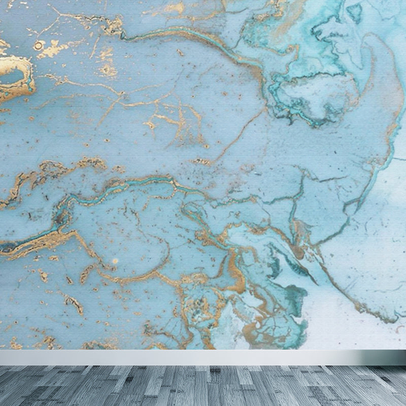 Illustration Style Abstract Mural Giant Wall Covering for Dining Room, Custom Printed Clearhalo 'Wall Decor' 'Wall Mural' 1792148