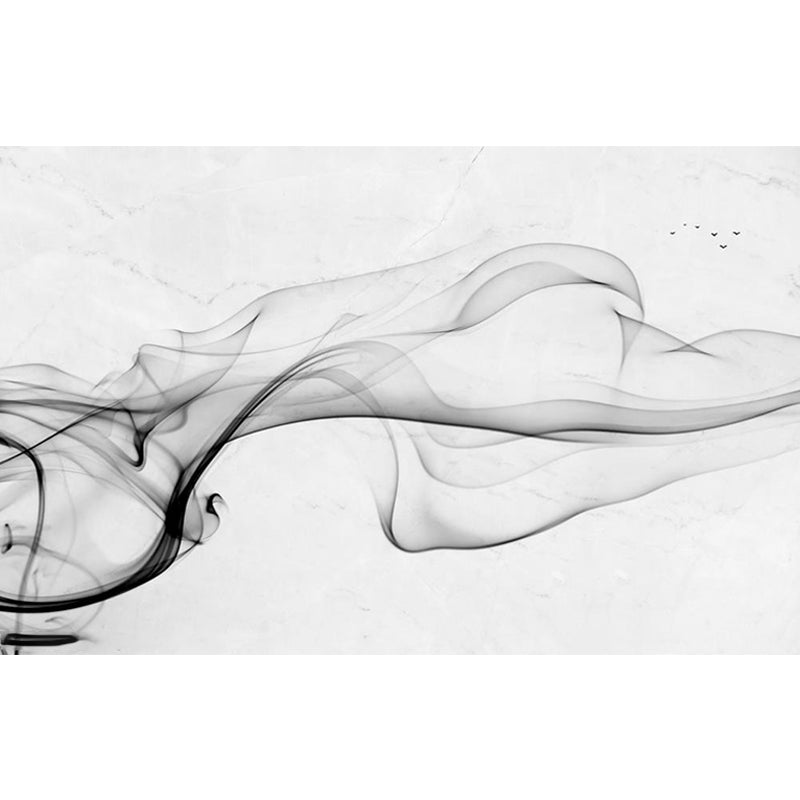 Illustration Style Abstract Mural Giant Wall Covering for Dining Room, Custom Printed Clearhalo 'Wall Decor' 'Wall Mural' 1792155