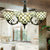 Living Room Bowl Chandelier with Bead Glass Metal Traditional Hanging Light in Beige/Orange Beige Clearhalo 'Ceiling Lights' 'Chandeliers' 'Close To Ceiling Lights' 'Industrial' 'Middle Century Chandeliers' 'Tiffany Chandeliers' 'Tiffany close to ceiling' 'Tiffany' Lighting' 179242
