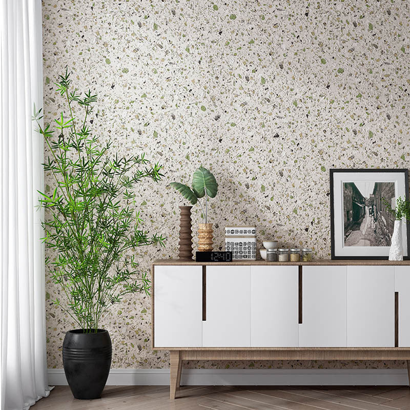 33'L x 20.5"W Industrial Granule and Marble Pattern Non-Pasted Wallpaper in Multi-Color Green Clearhalo 'Modern wall decor' 'Modern' 'Wallpaper' Wall Decor' 1805534