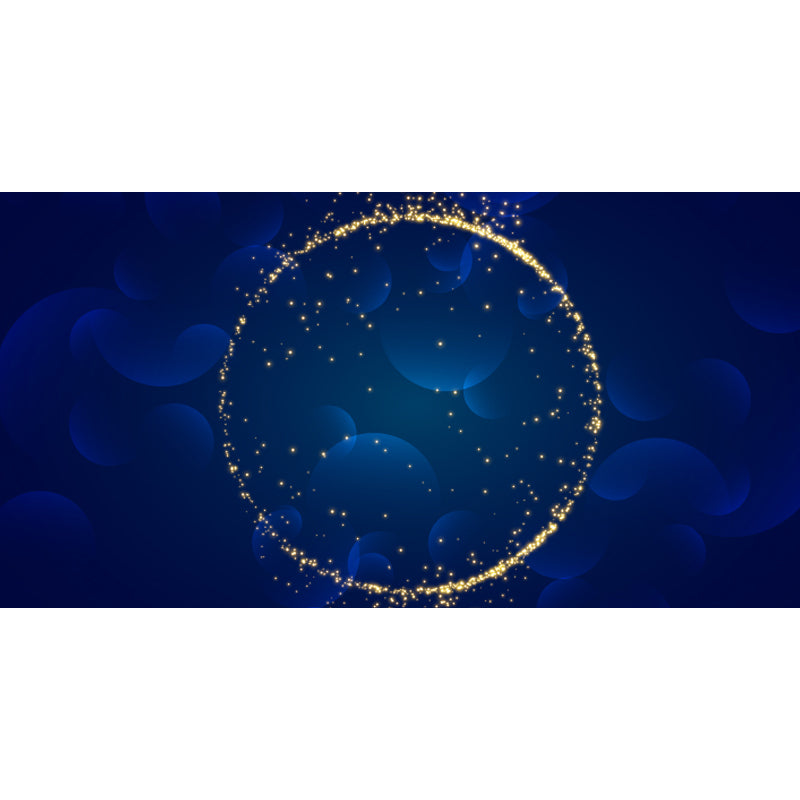 Sci-Fi Geometry Wall Mural Decal Non-Woven Moisture Resistant Dark Color Wall Covering for Room Clearhalo 'Wall Decor' 'Wall Mural' 1805607