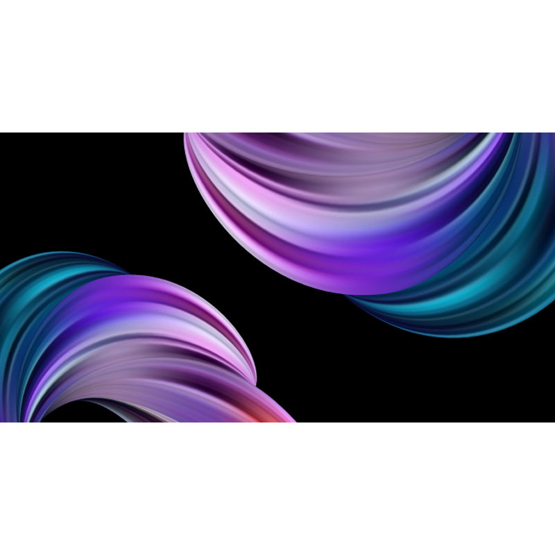 Curvy Ribbons Mural Wallpaper Dark Color Modernist Wall Covering for Accent Wall Clearhalo 'Wall Decor' 'Wall Mural' 1805677