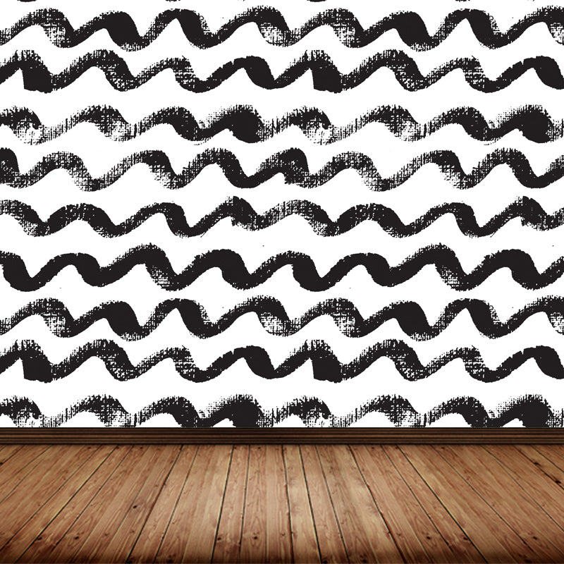 Illustration Plant Wall Covering Mural Whole Wall Decor for Kids Room, Made to Measure Clearhalo 'Wall Decor' 'Wall Mural' 1805760