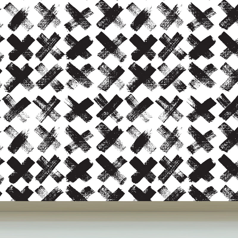 Illustration Plant Wall Covering Mural Whole Wall Decor for Kids Room, Made to Measure Clearhalo 'Wall Decor' 'Wall Mural' 1805765