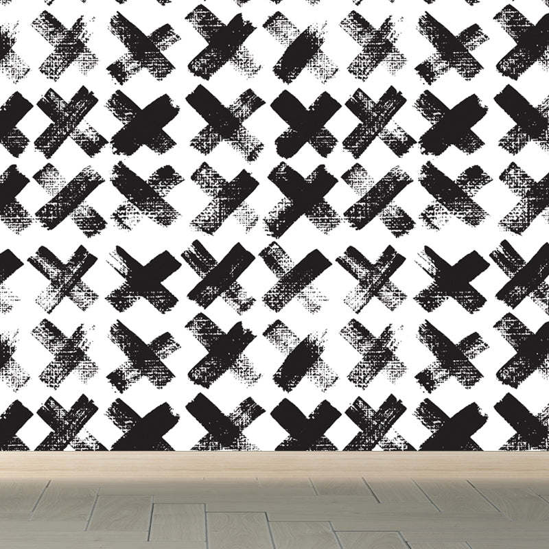 Illustration Plant Wall Covering Mural Whole Wall Decor for Kids Room, Made to Measure Clearhalo 'Wall Decor' 'Wall Mural' 1805766