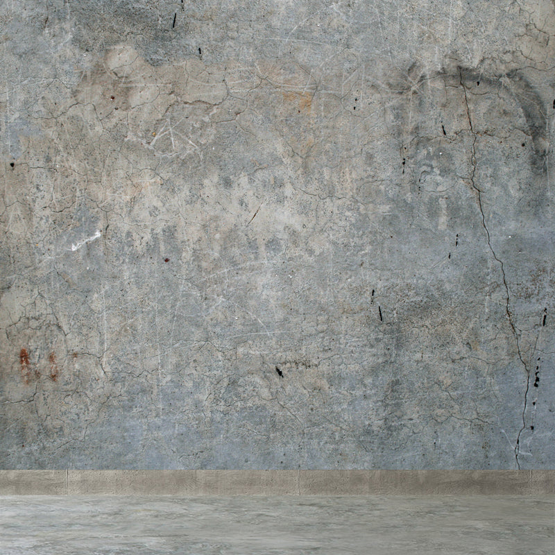 Scratched Wall Mural Decal Pastel Color Industrial Style Wall Covering for Boys Room Grey Clearhalo 'Wall Decor' 'Wall Mural' 1805884